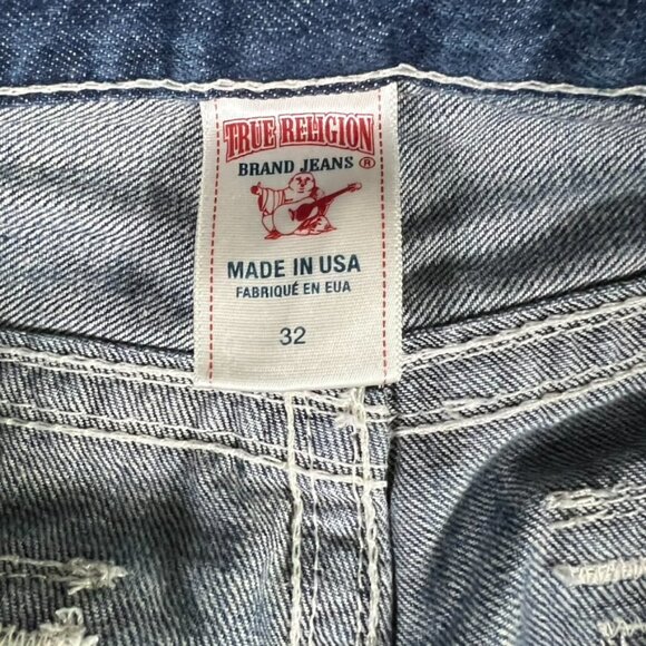 TRUE RELIGION Jeans mens 32 X 29 Bootcut Flap - Picture 4 of 12